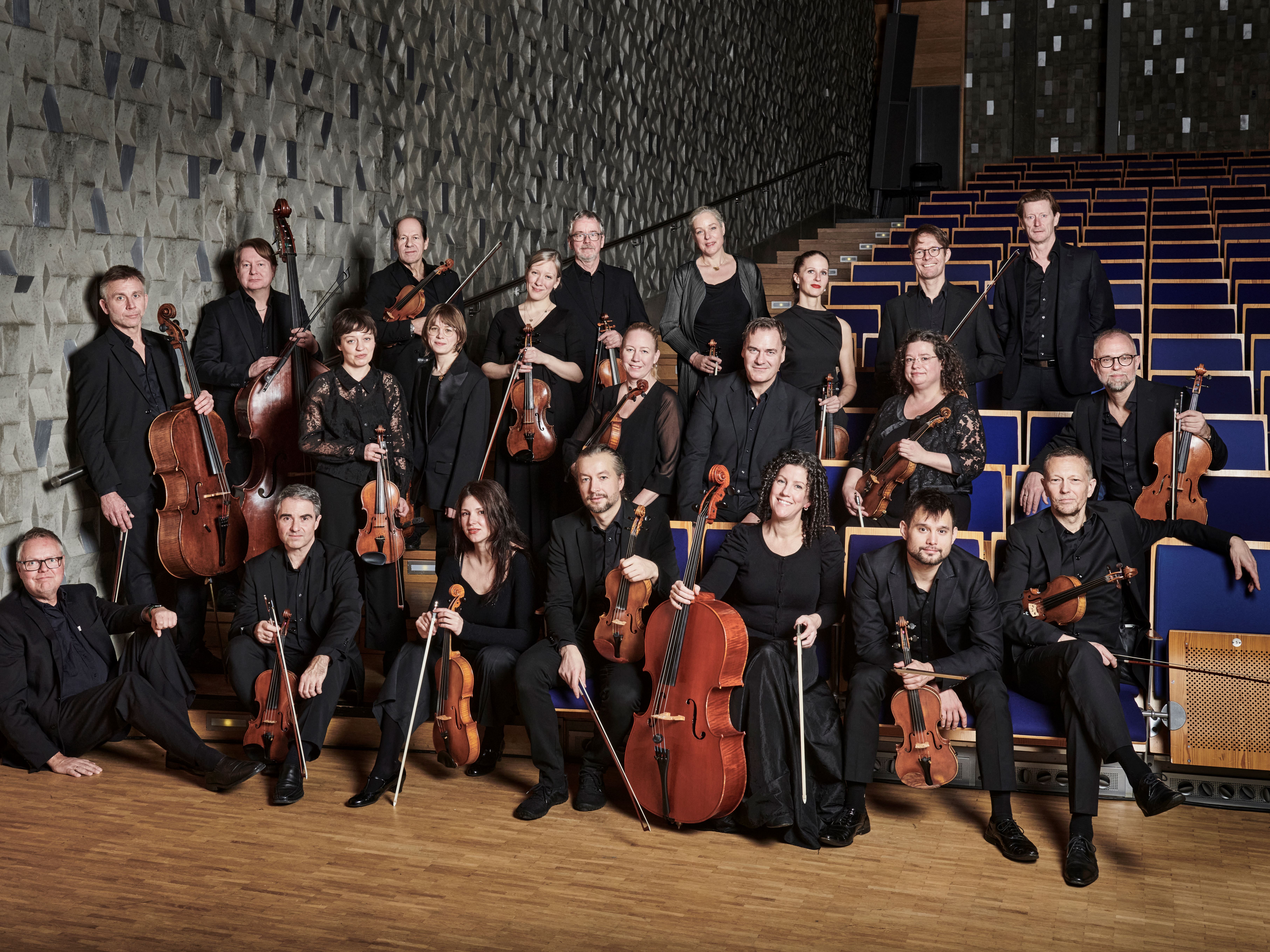 Ensemblebild på Norrbottens Kammarorkester